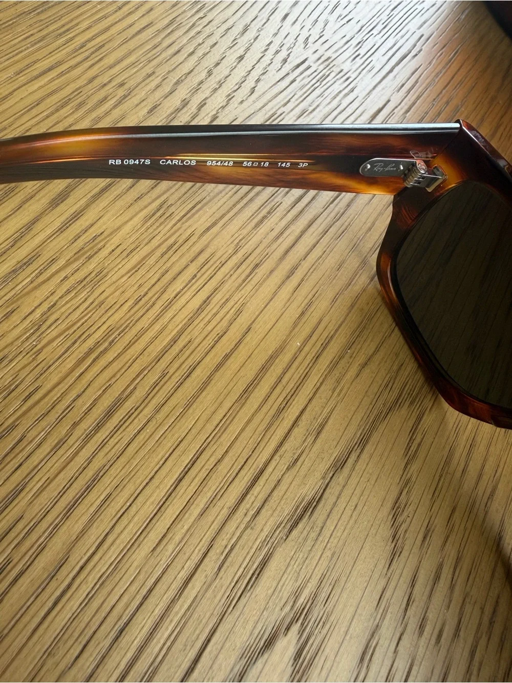 Ray-Ban Carlos sunglasses, model RB0947S Carlos 954/48, size 56-18-145 - Picture 6 of 8